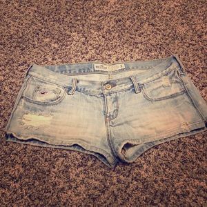 Hollister jean shorts
